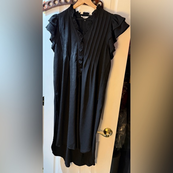 Entro Black Ruffle Dress - Picture 2 of 6
